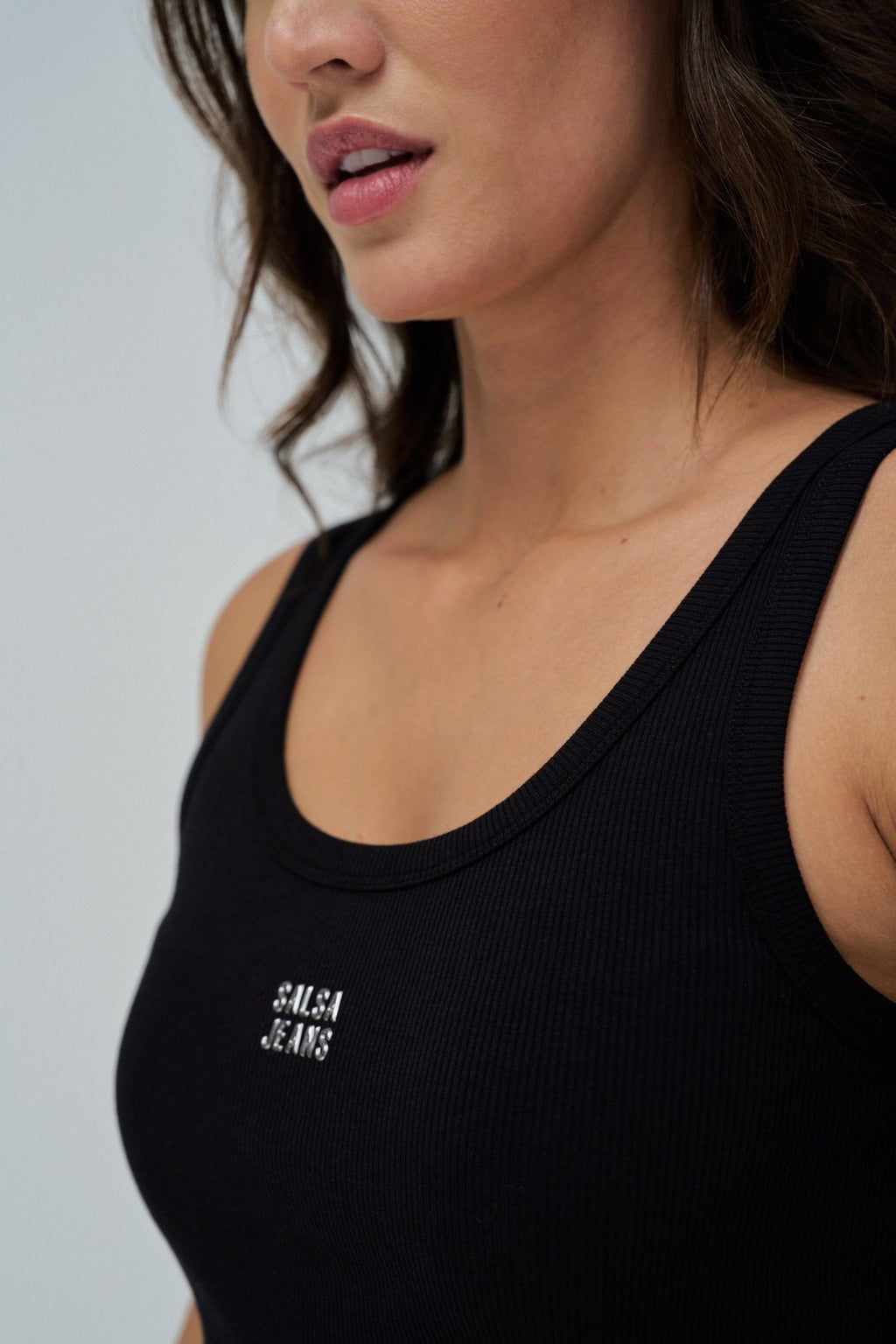 Camiseta canalé de Salsa Jeans
