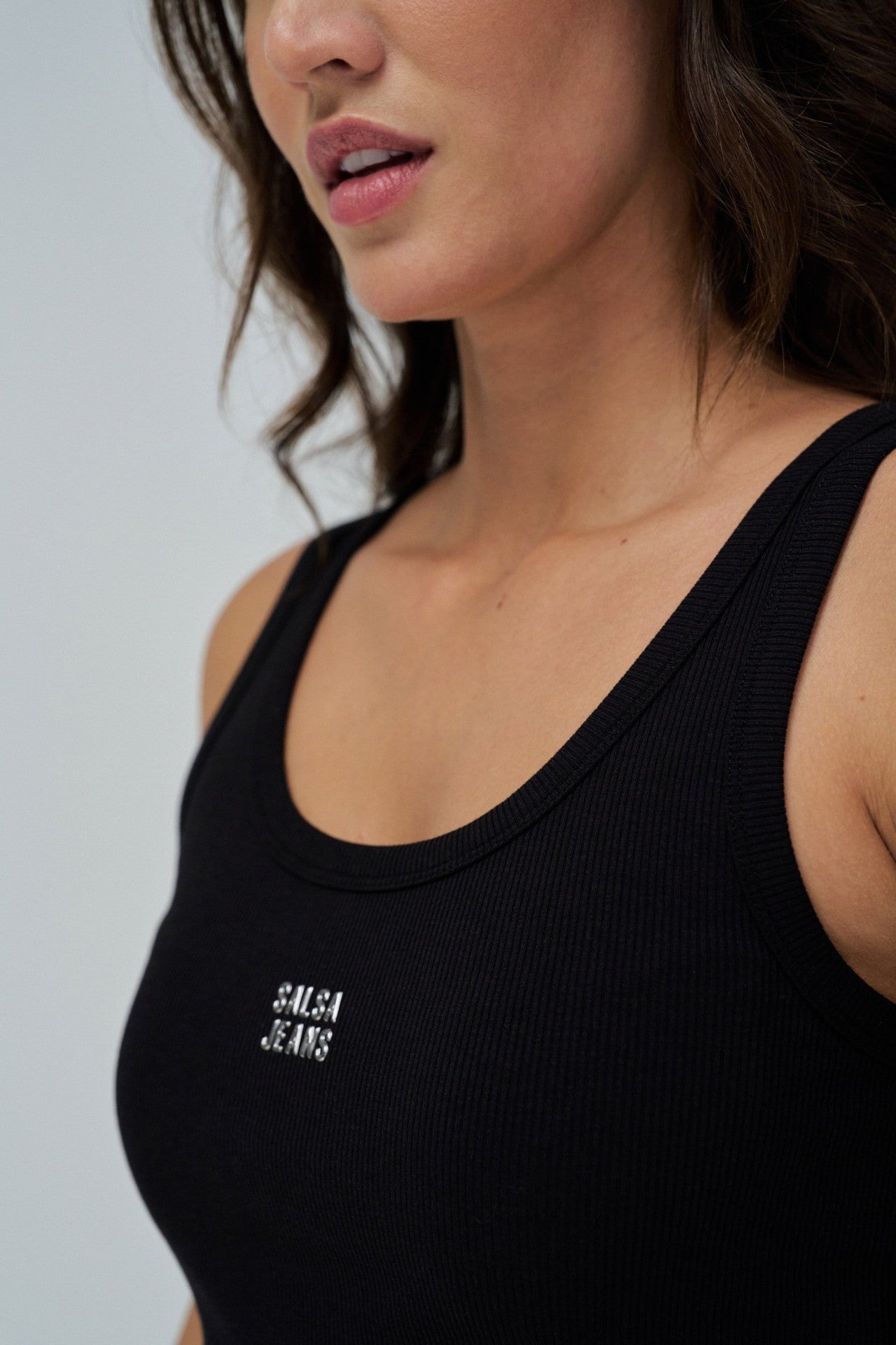 Camiseta canalé de Salsa Jeans