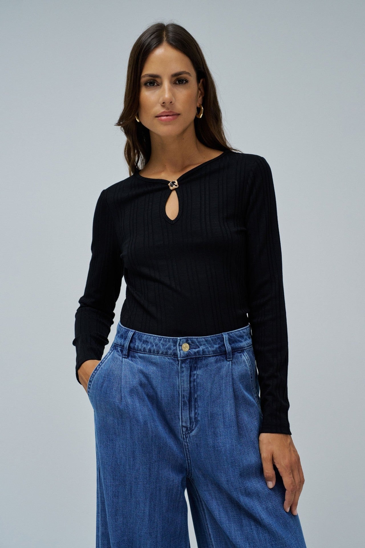 Top manga larga de Salsa Jeans