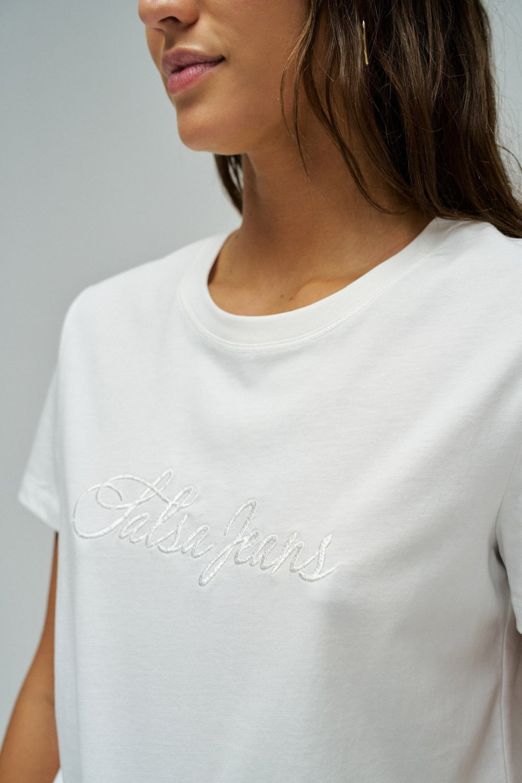 Camiseta con bordado de Salsa Jeans