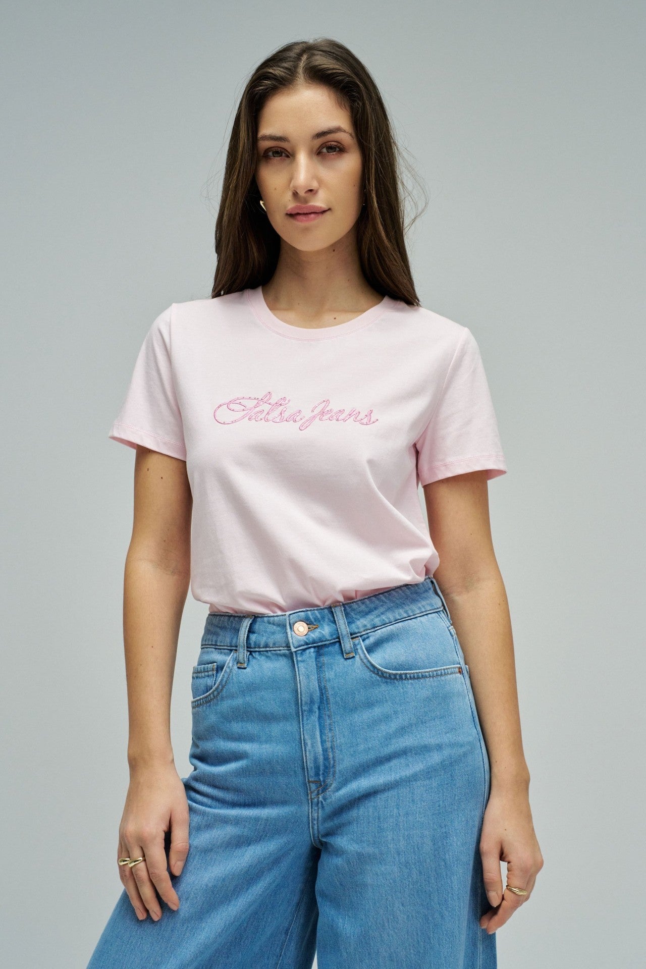 Camiseta con bordado de Salsa Jeans