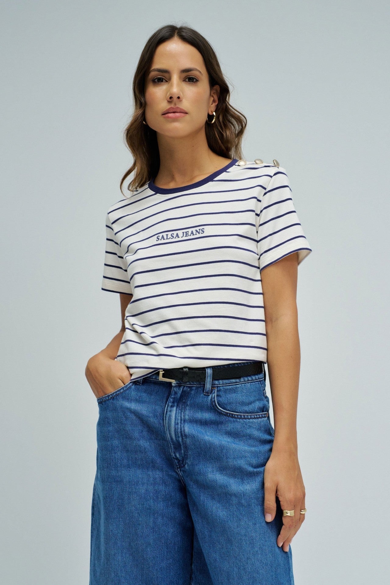 Camiseta marinera de Salsa Jeans