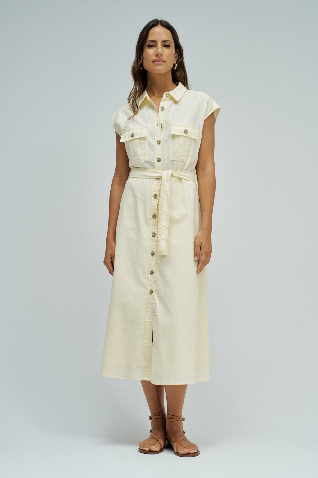 Vestido lino de Salsa Jeans