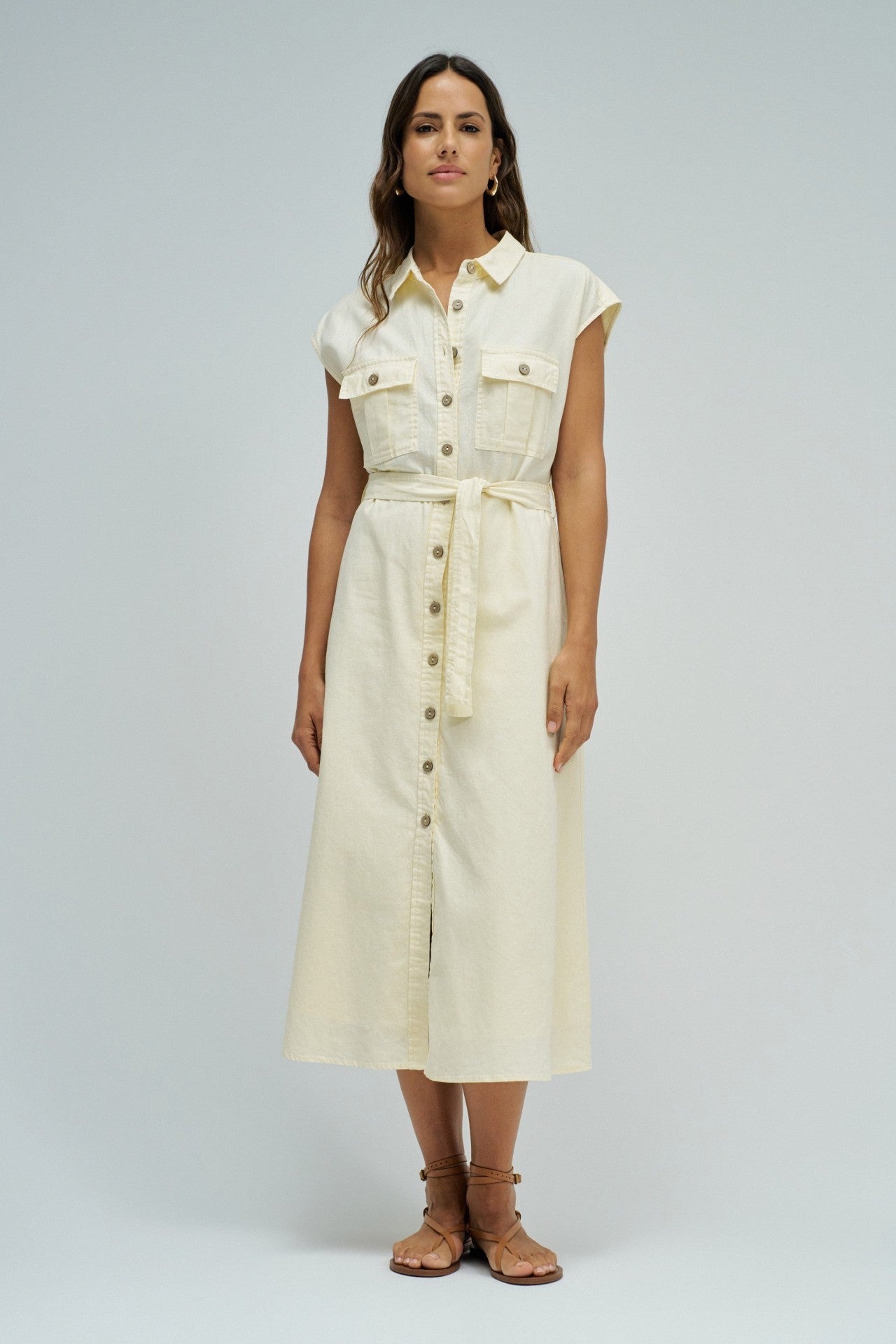 Vestido lino de Salsa Jeans