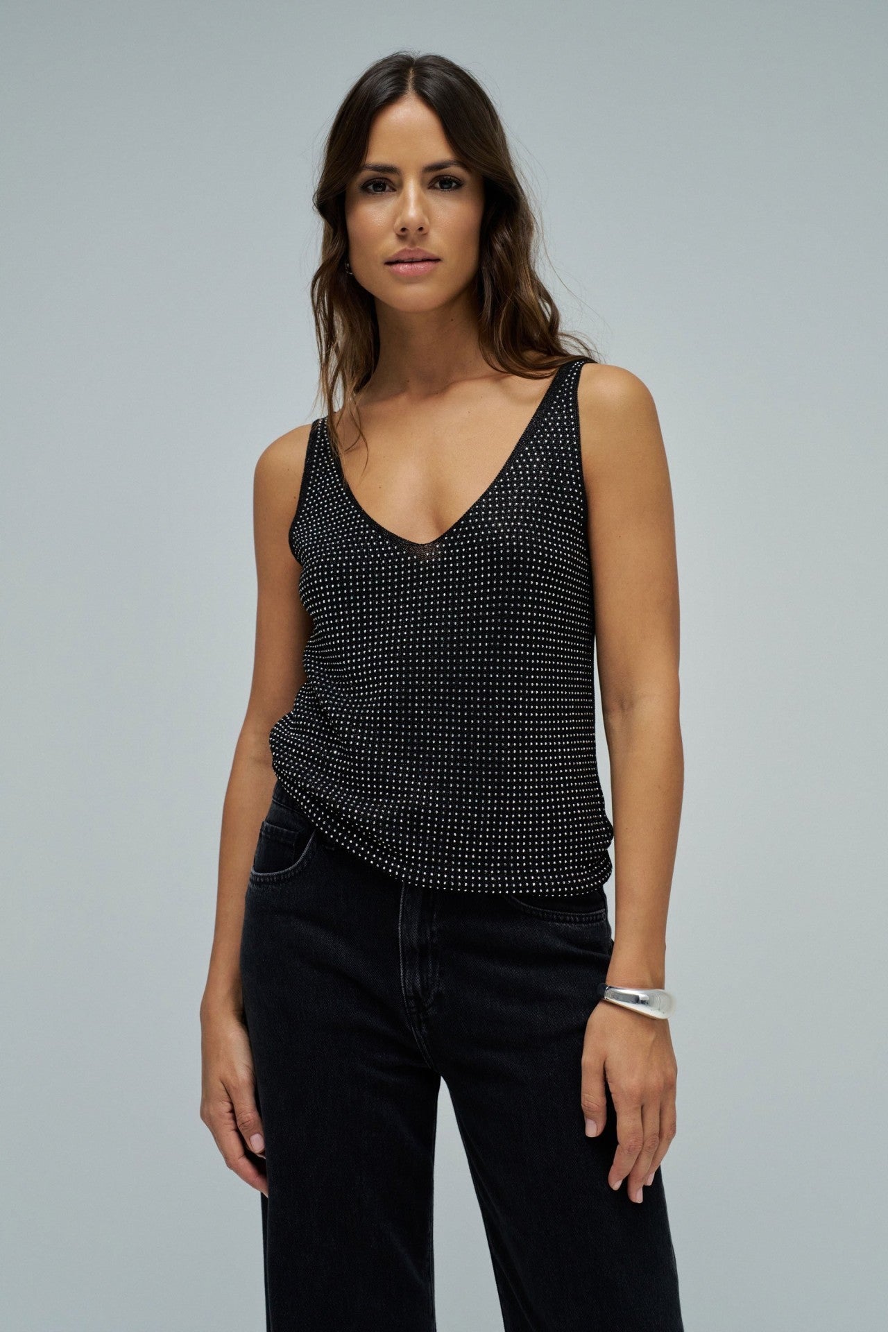 Top punto brillos de Salsa Jeans