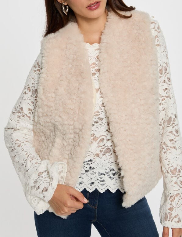 Chaleco borreguito de Morgan de Toi