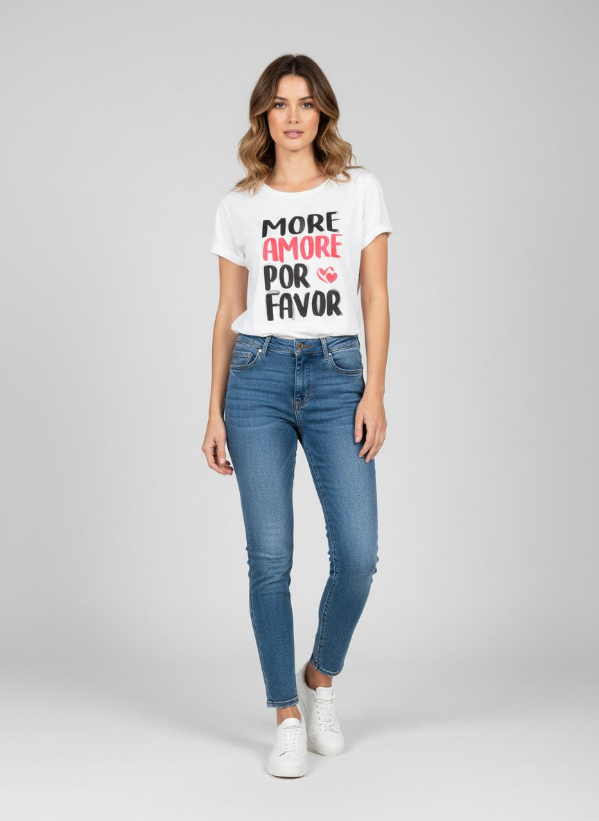 Camieta MORE AMORE  de Morgan de Toi