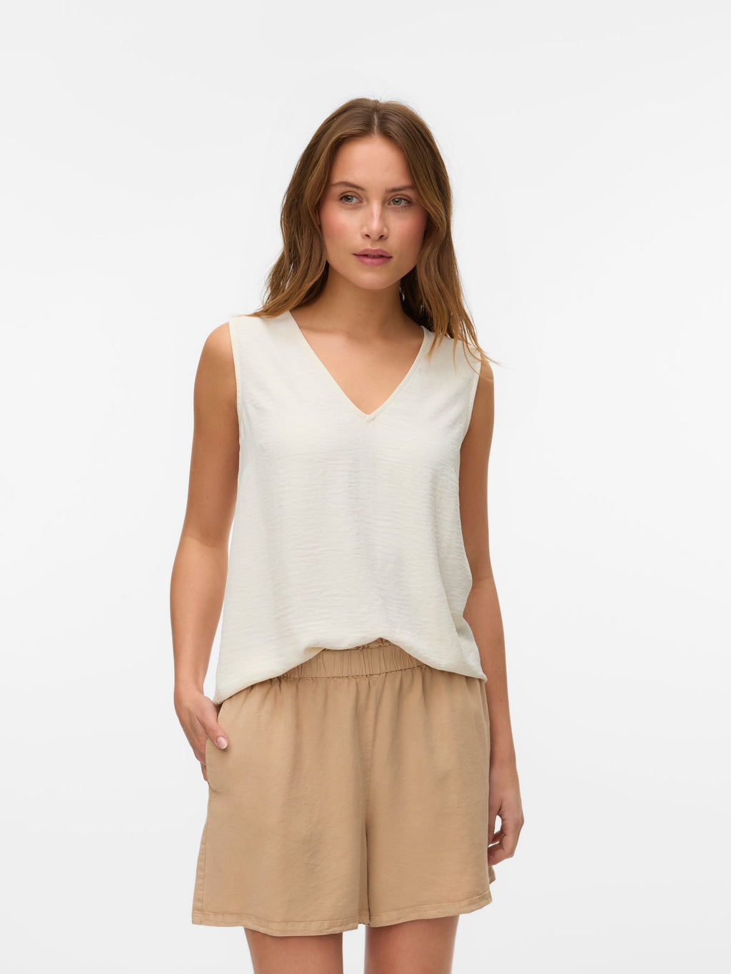 Top cuello pico de Vero Moda