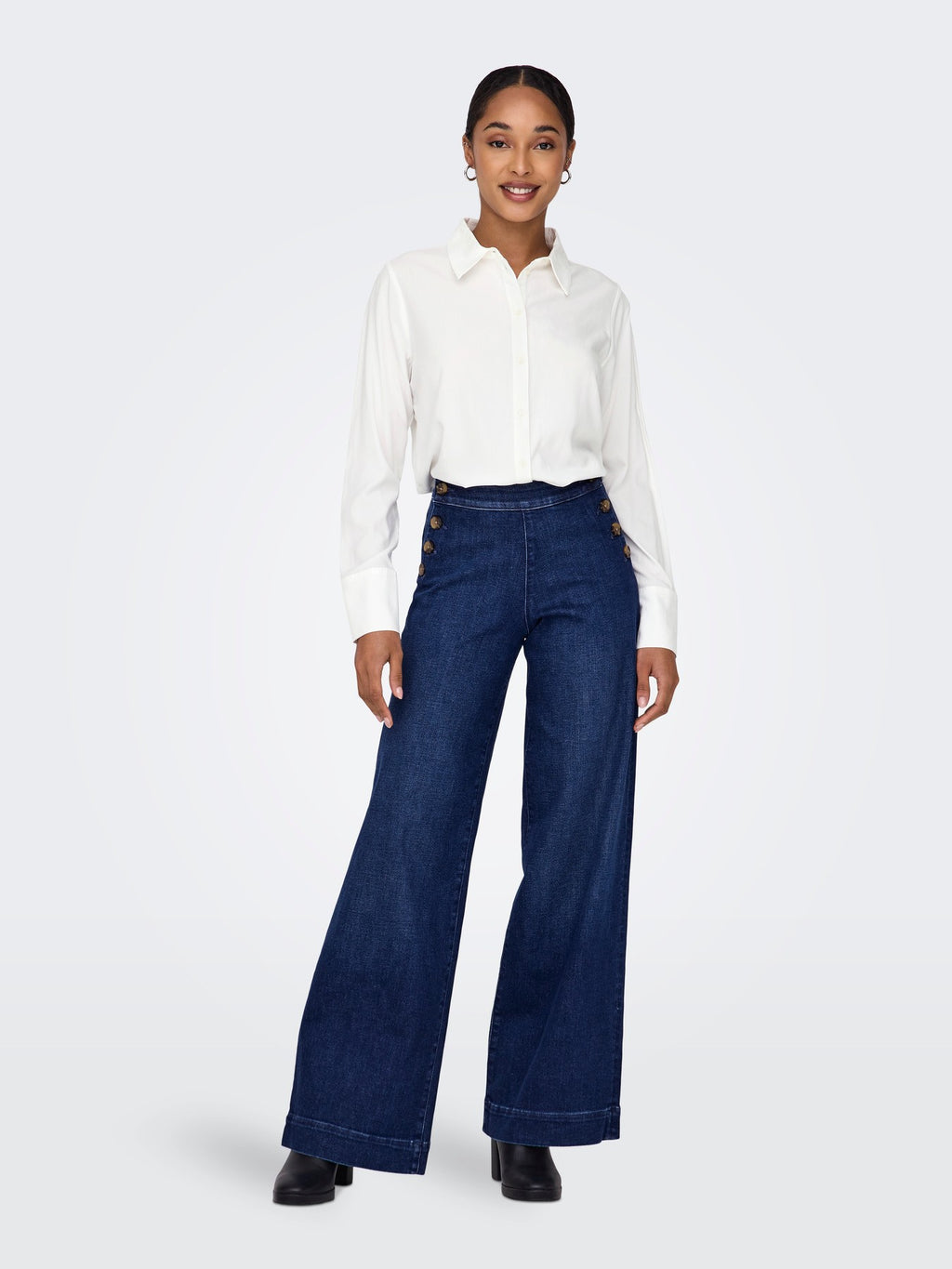 Camisa basica cuellos de Only