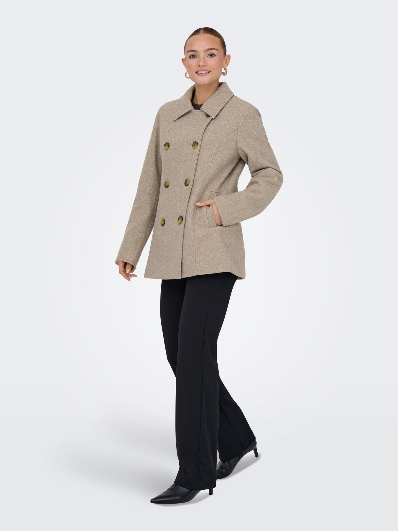 Abrigo paño de Only