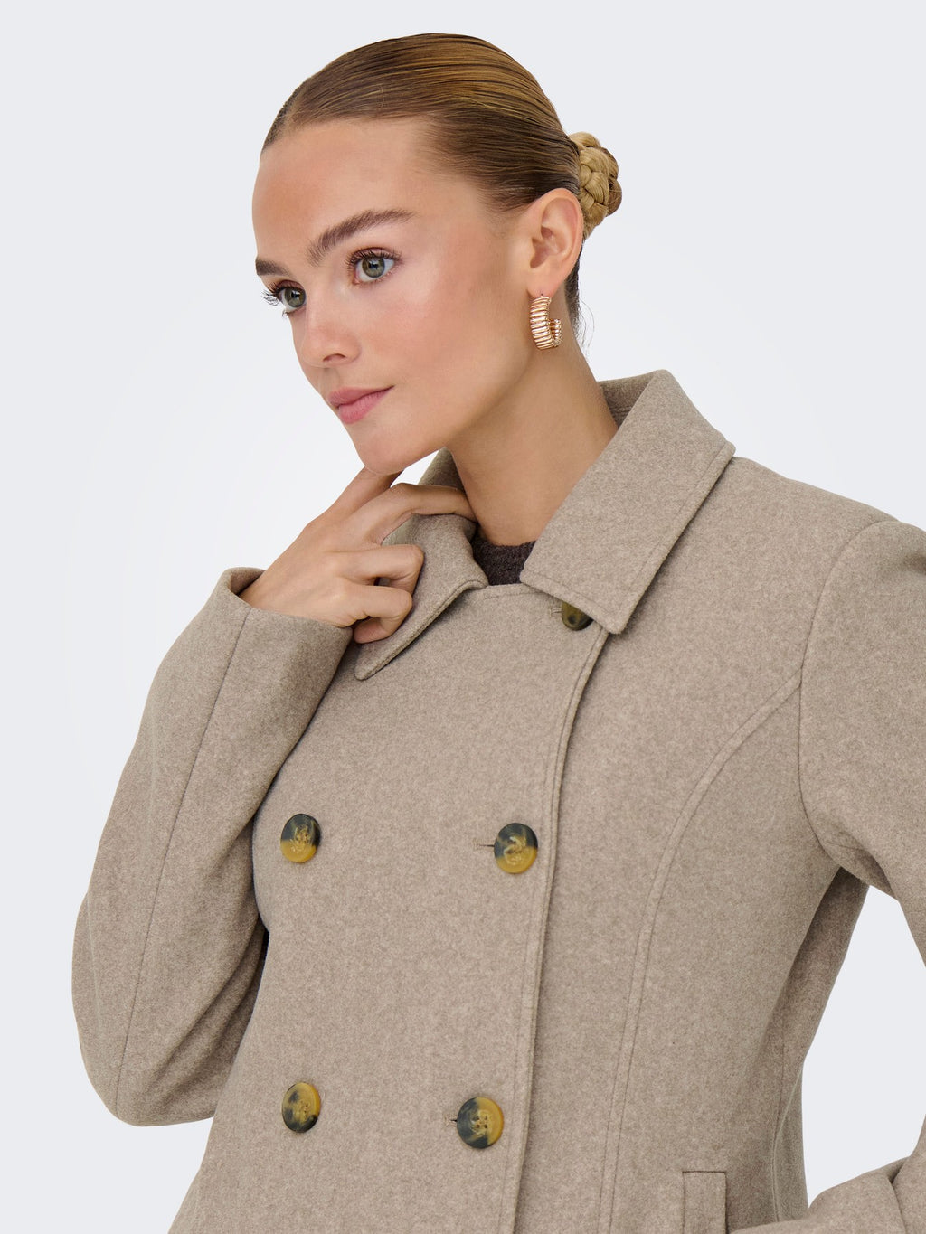 Abrigo paño de Only