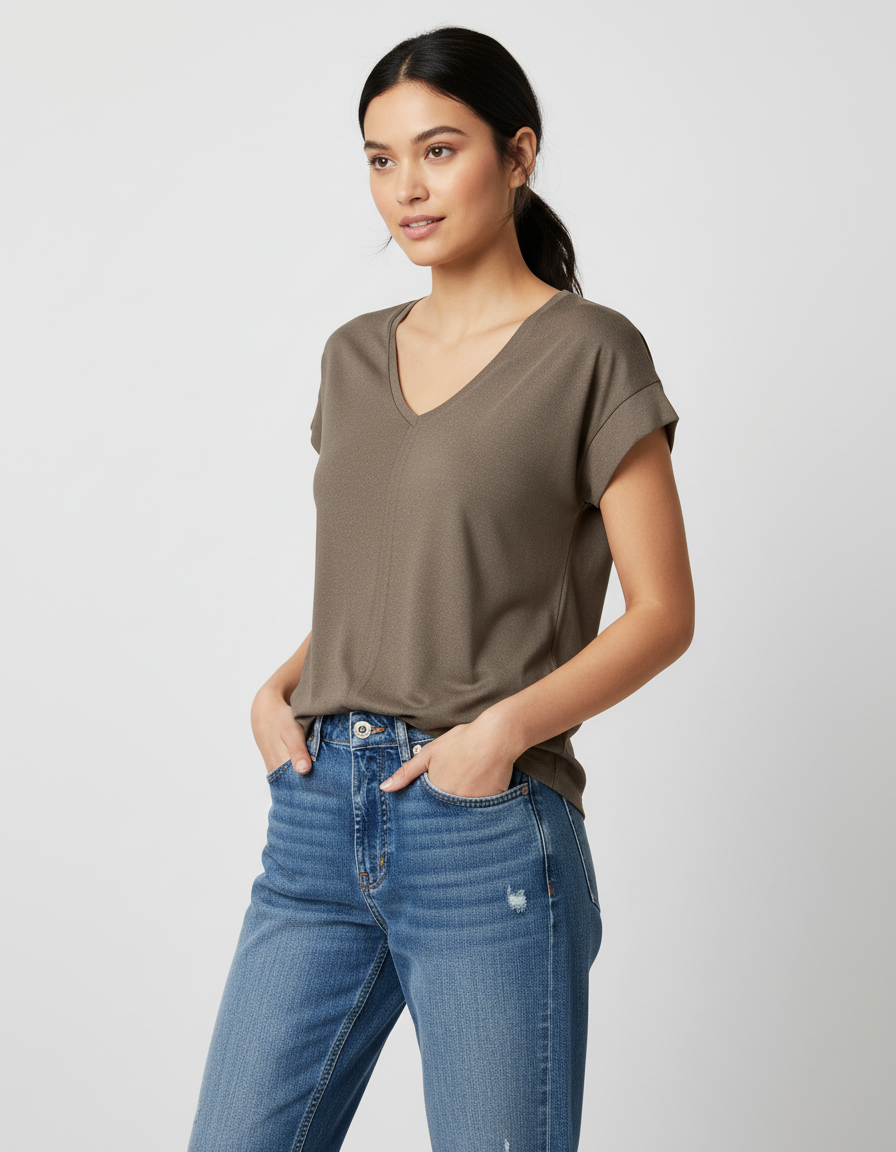 Camiseta brillos de Only
