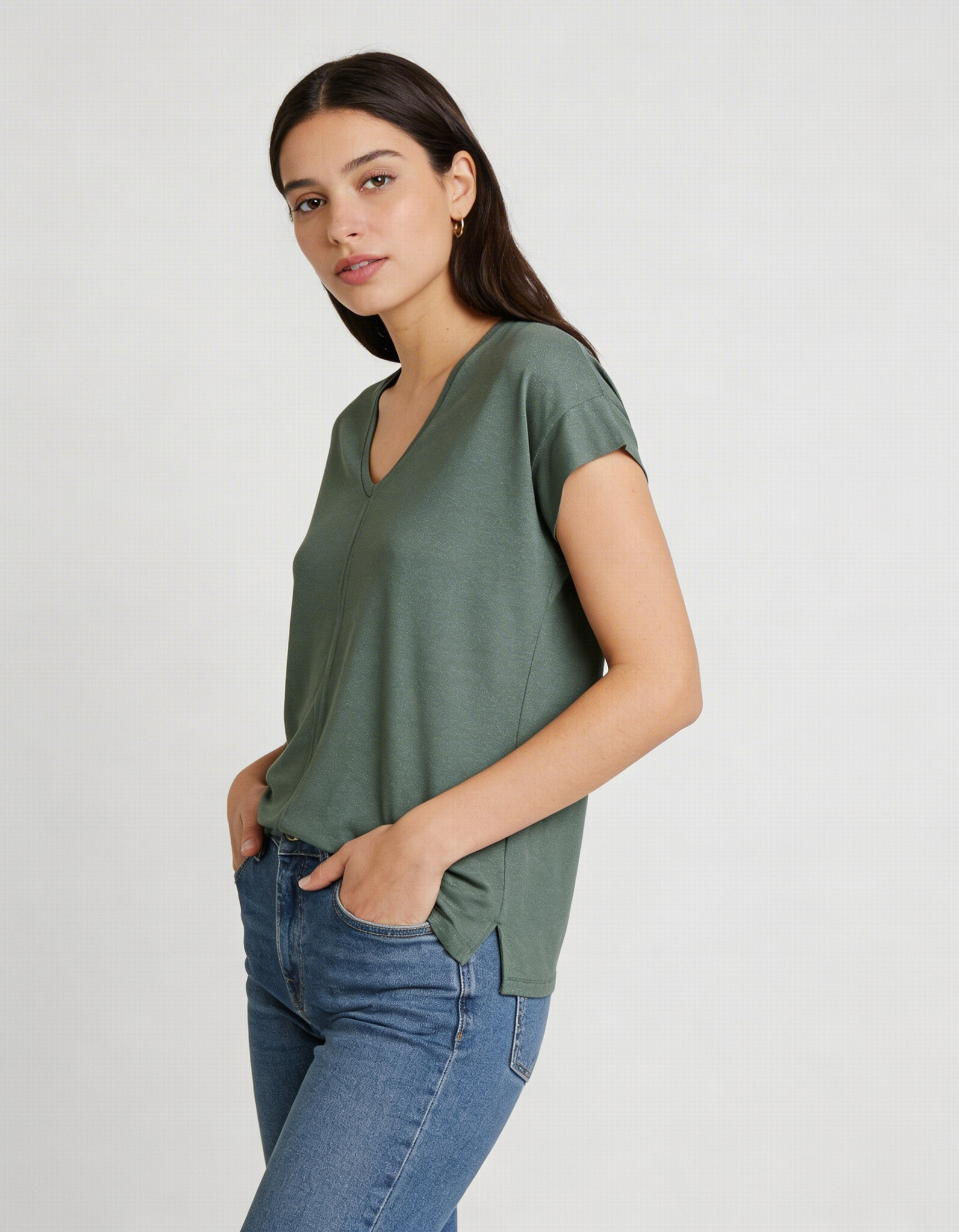 Camiseta brillos de Only