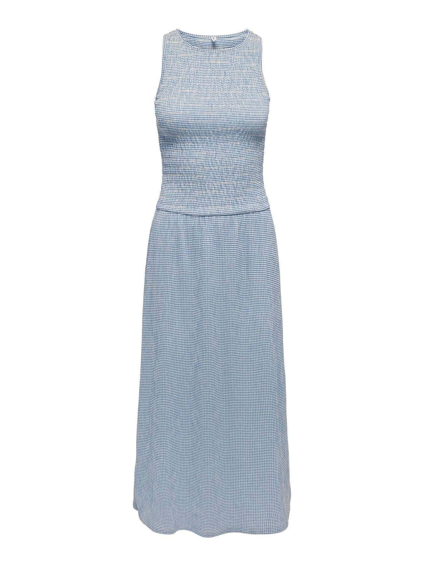 Vestido cuadro vichiy de Only