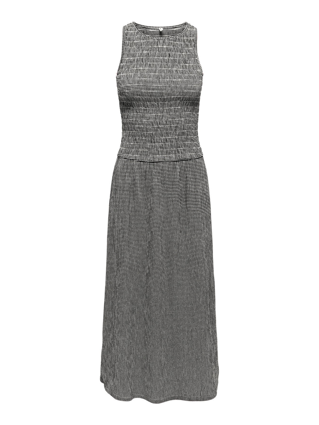 Vestido cuadro vichiy de Only