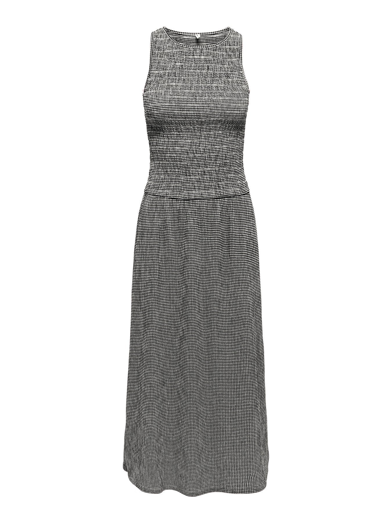 Vestido cuadro vichiy de Only
