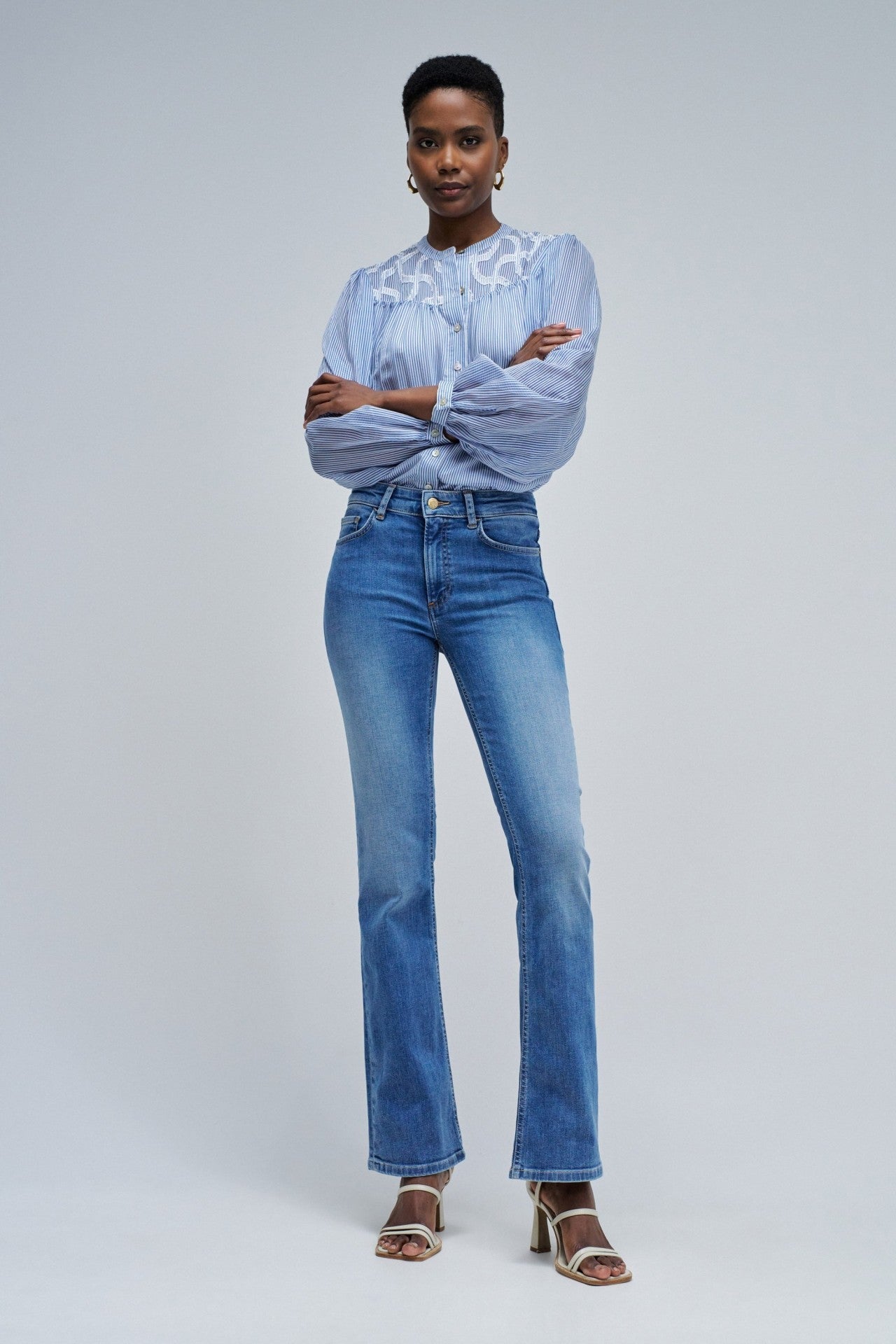 Vaquero tiro medio bootcut de Salsa Jeans