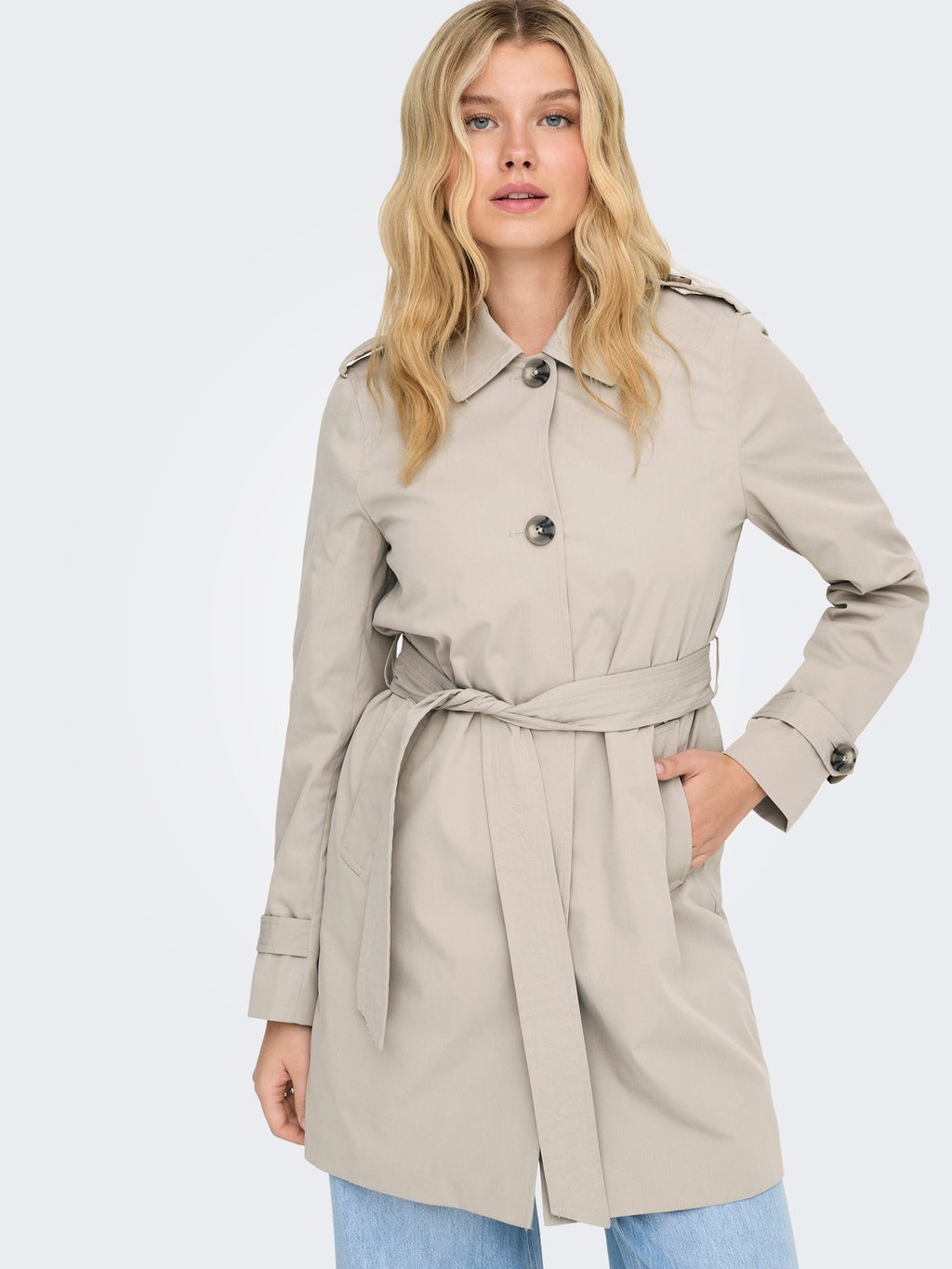 Gabardina larga de Only