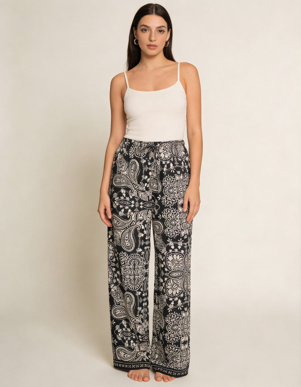 Pantalón jogger estampado de Only