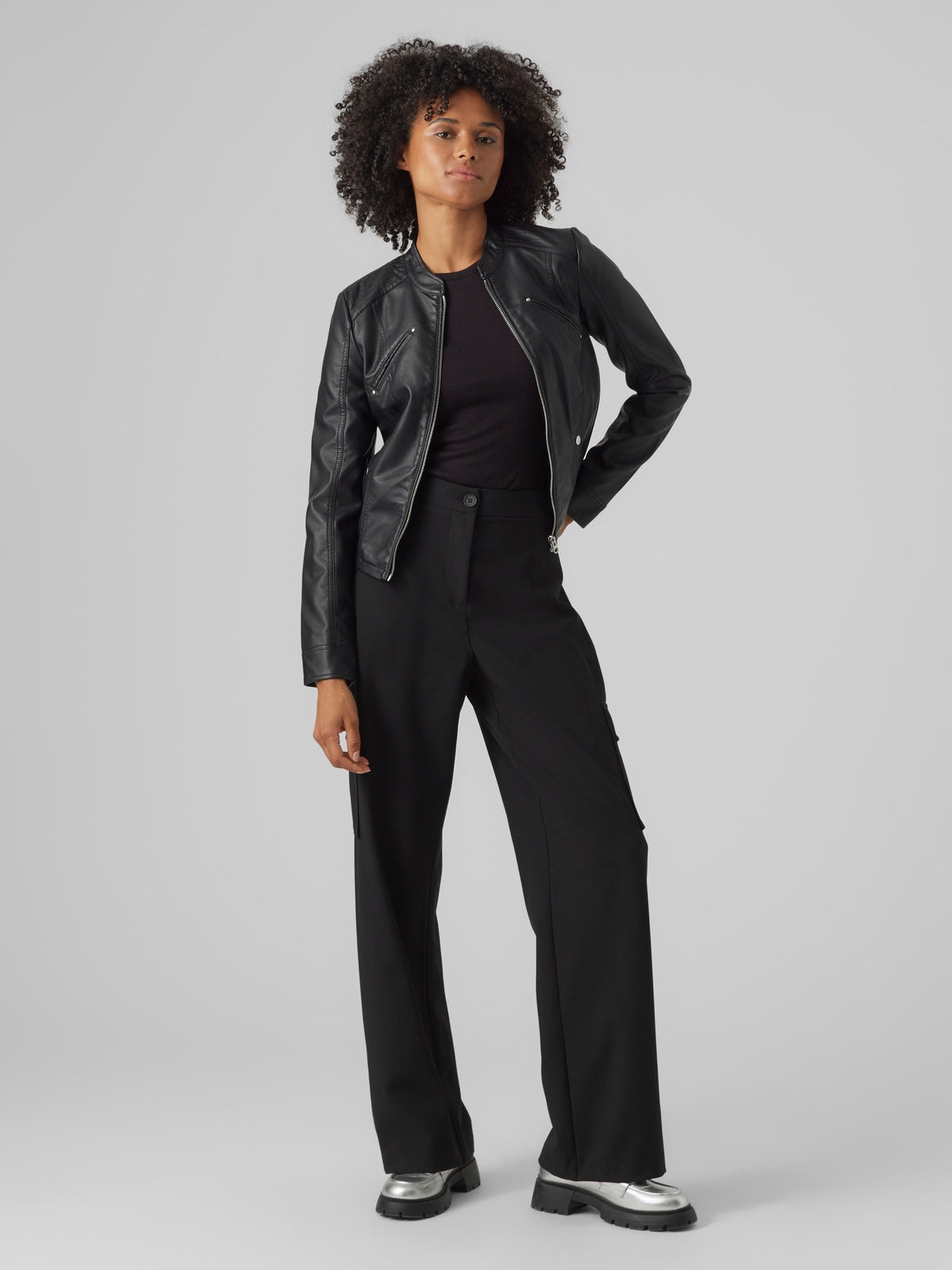Cazadora polipiel de Vero Moda