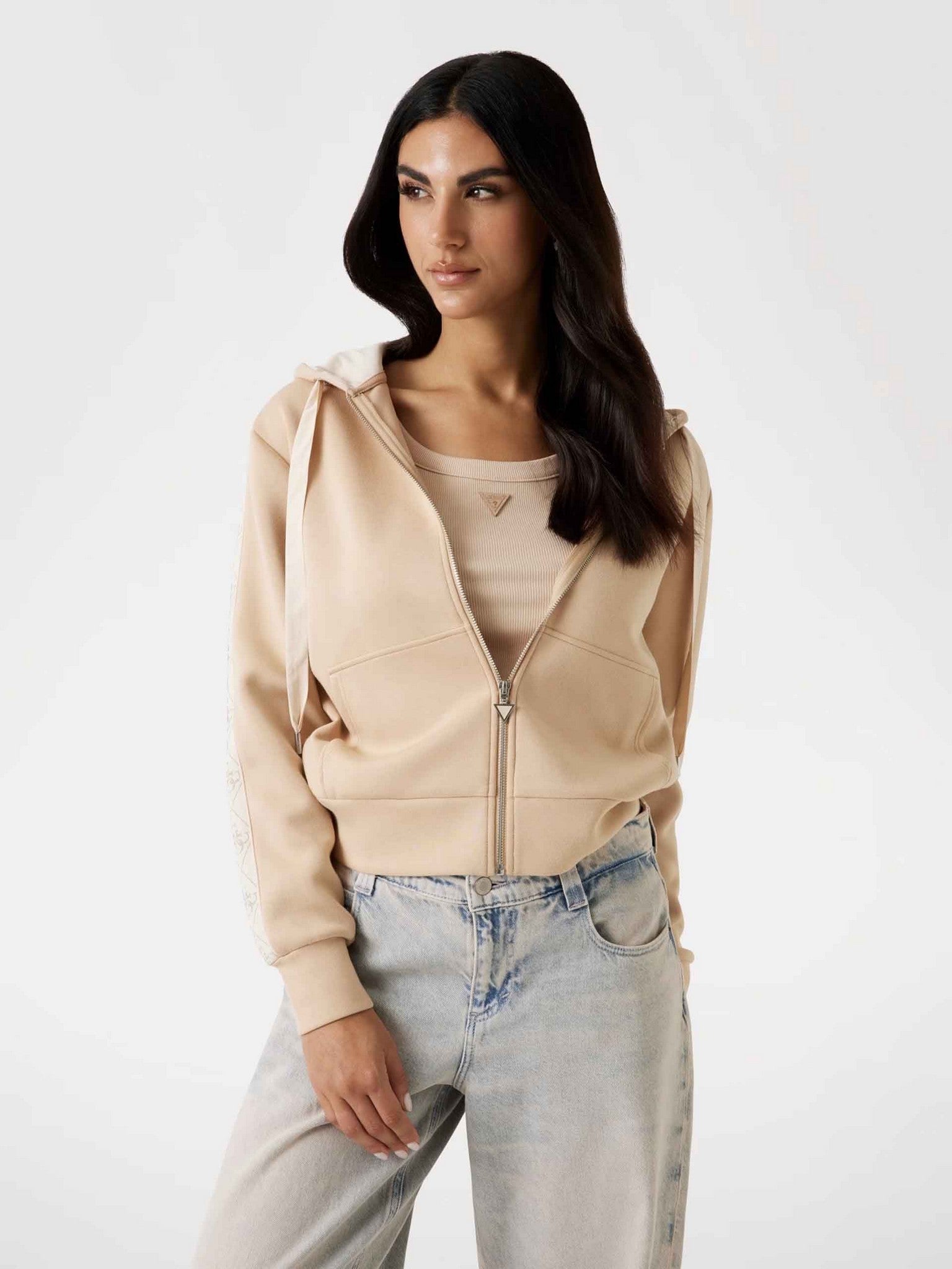 Sudadedra con cremallera de Guess