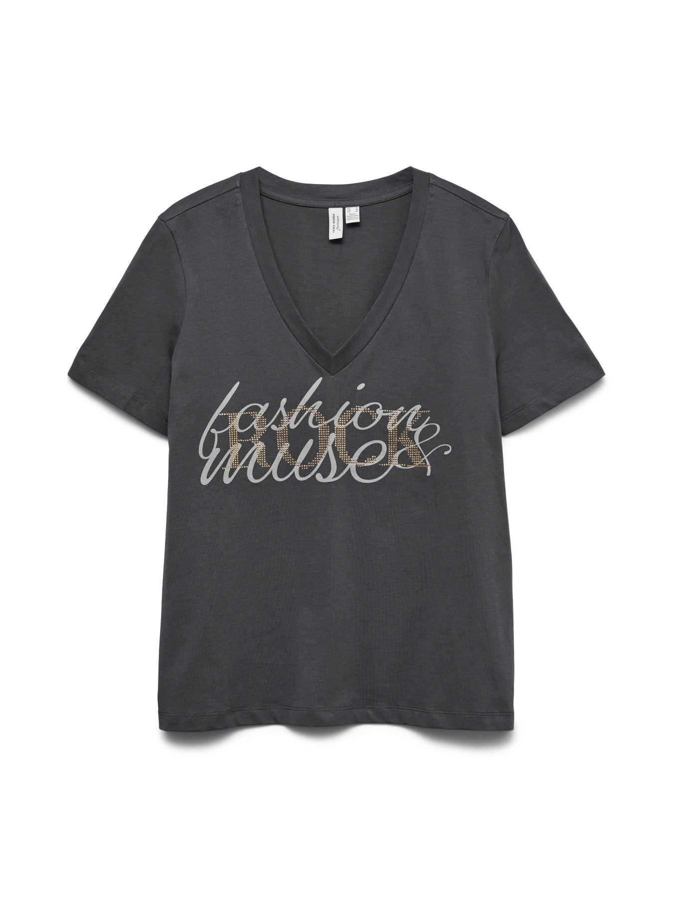 Camiseta cuello pico de Vero moda