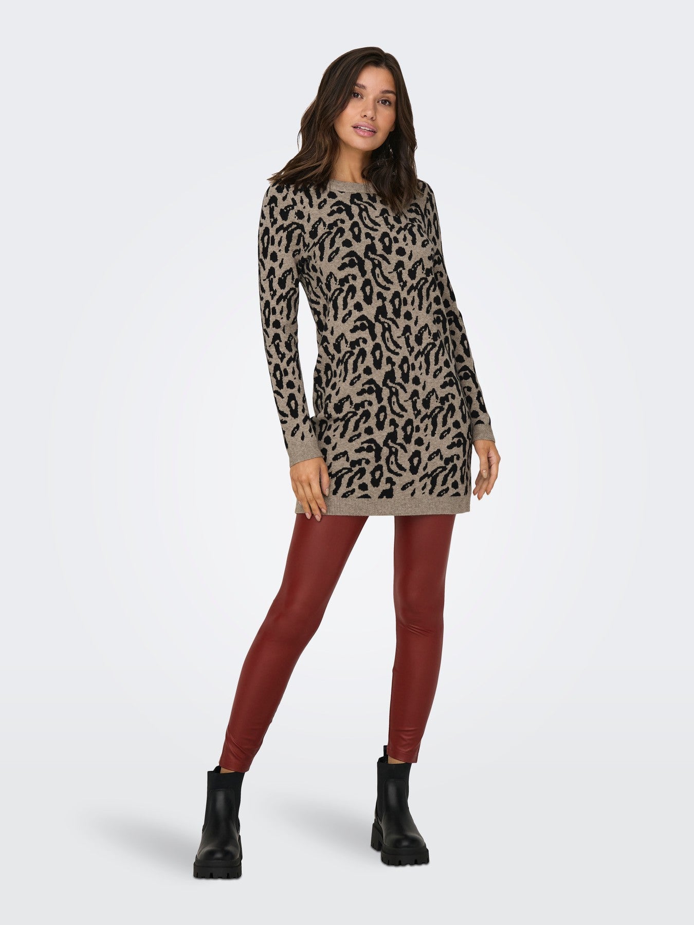 Vestido animal print de Only