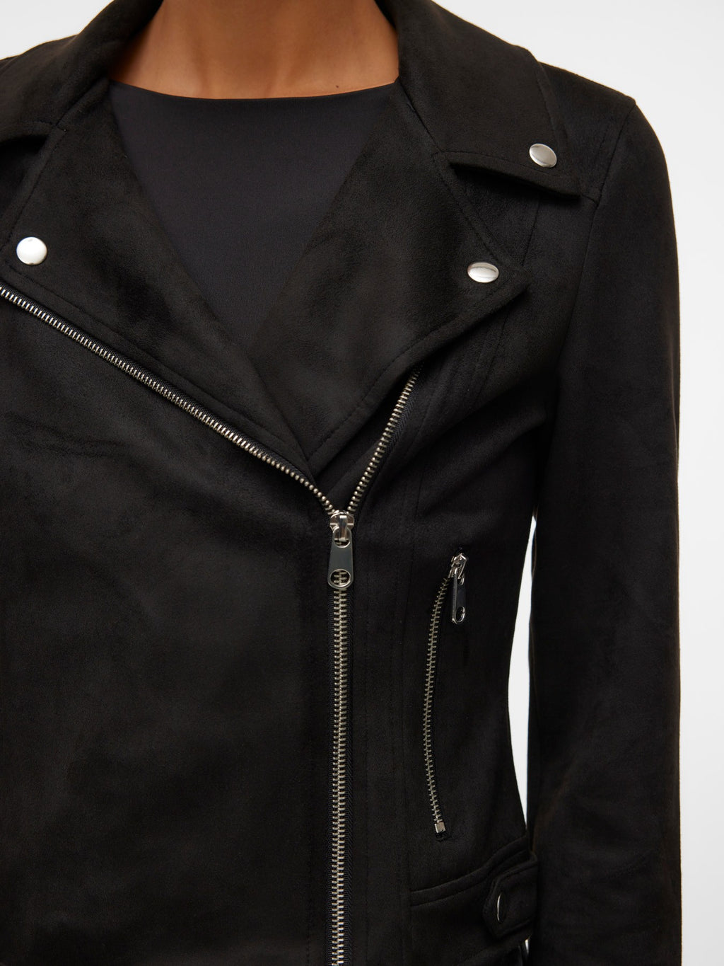 Cazadora biker en suede de Vero moda