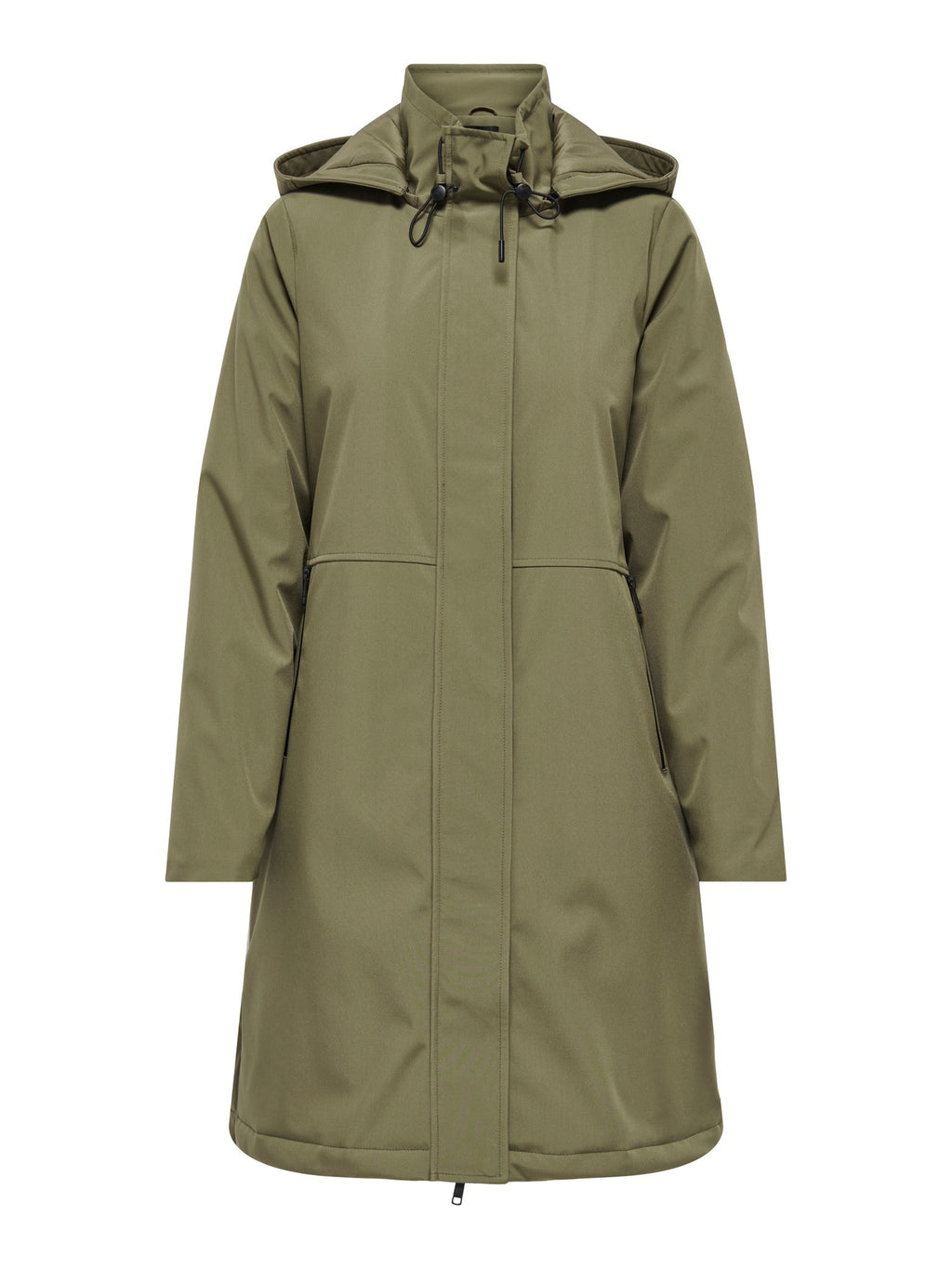 Parka larga con capucha de Only