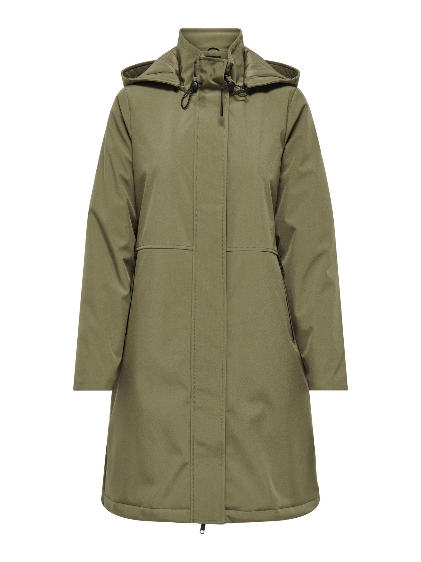 Parka larga con capucha de Only