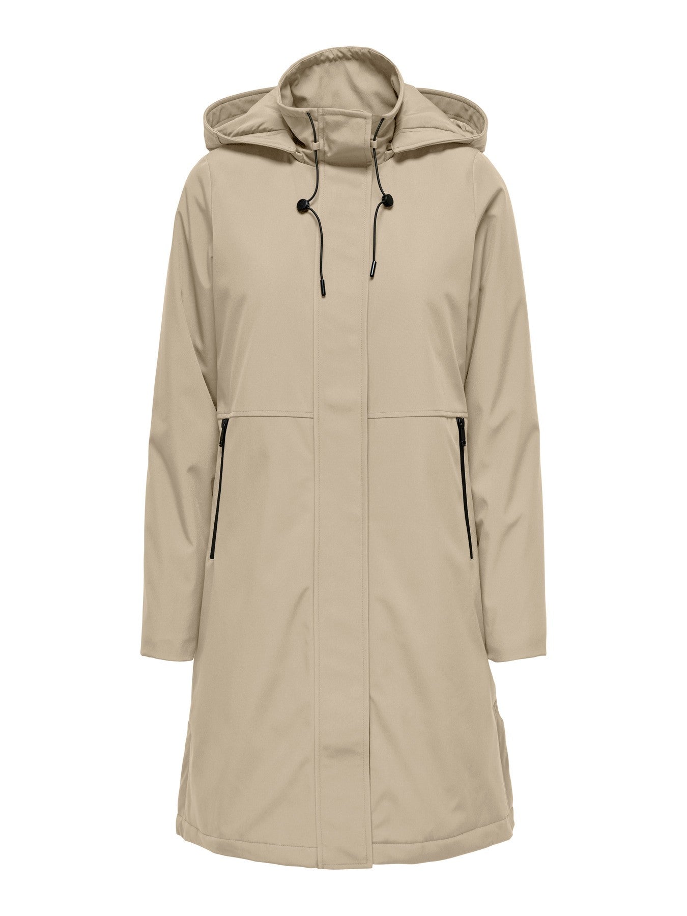 Parka larga con capucha de Only