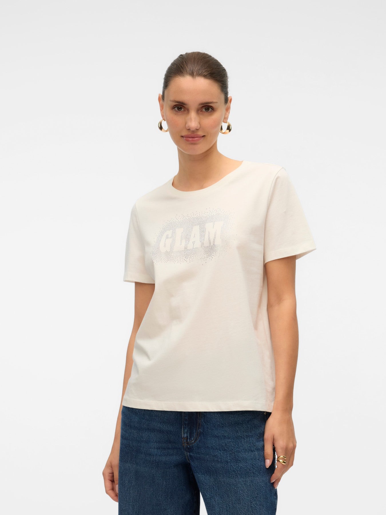 Camiseta con brillos de Vero Moda