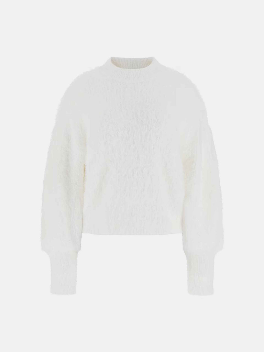 Jesey cuello alto con pelo de Guess