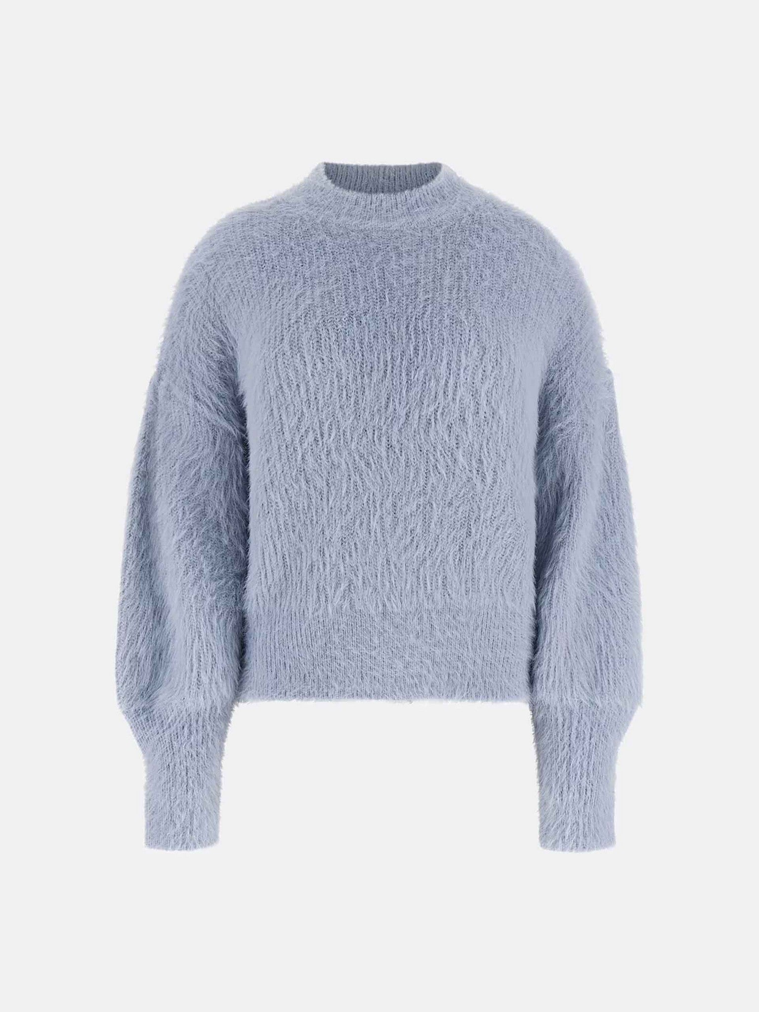 Jesey cuello alto con pelo de Guess