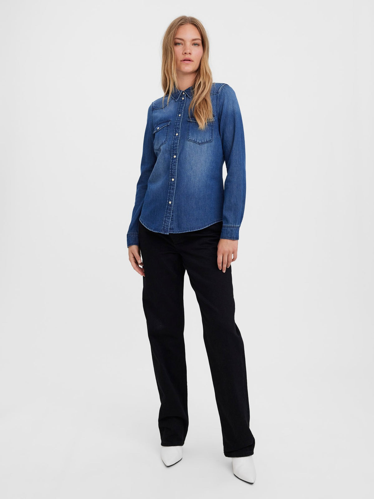 Camisa vaquera slim de Vero Moda