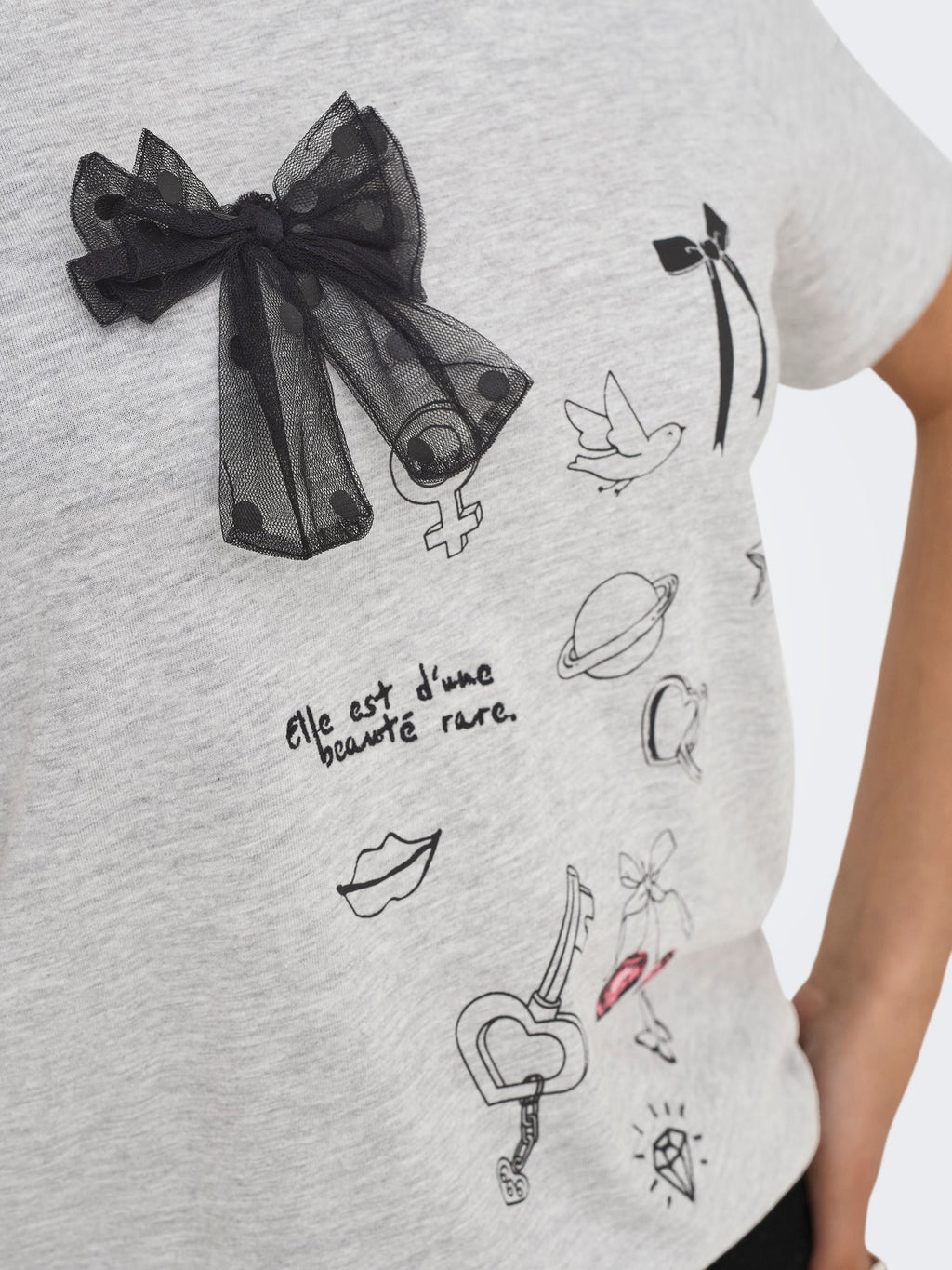 Camiseta lazo de Only