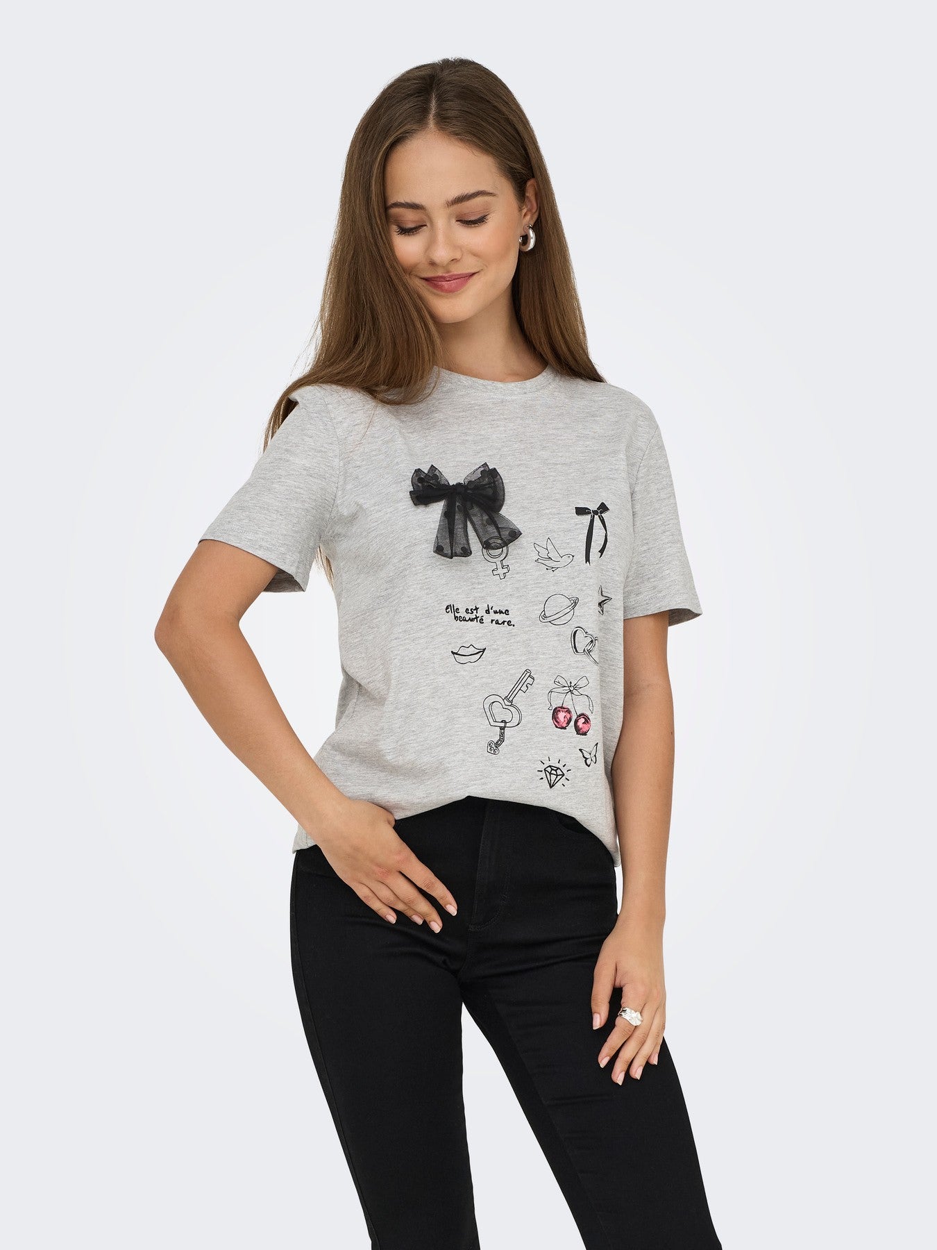 Camiseta lazo de Only