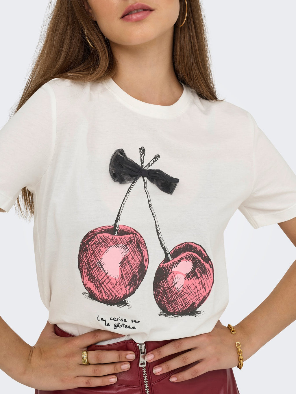 Camiseta lazo de Only