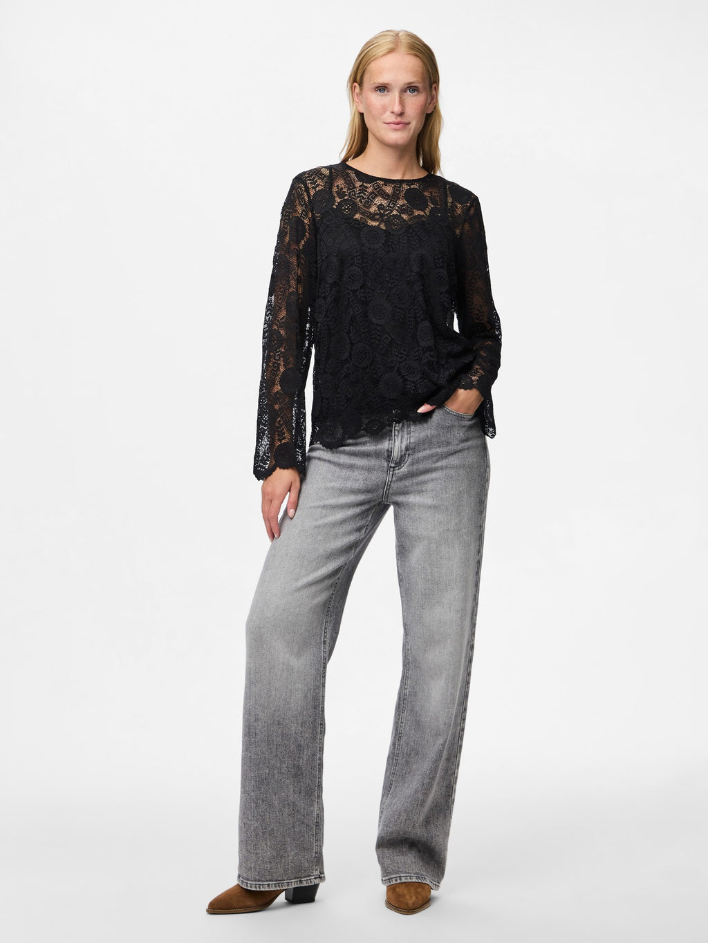 Top de encaje de Pieces