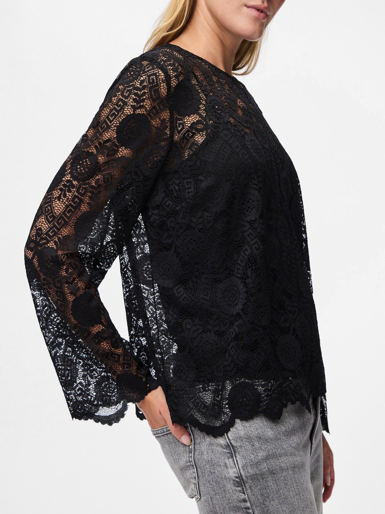 Top de encaje de Pieces