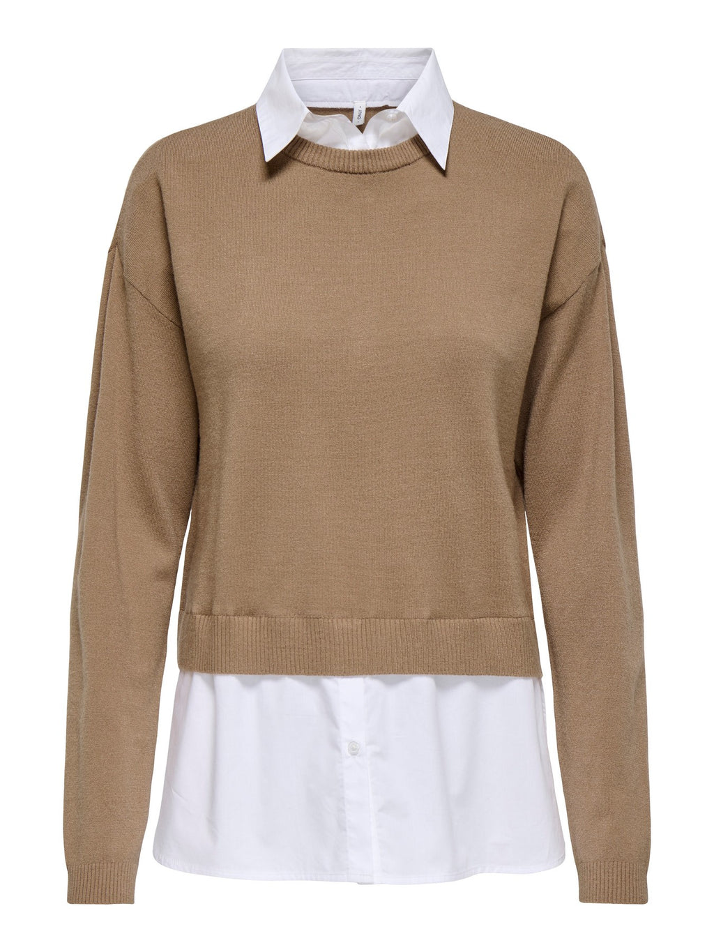 Jersey con falsa camisa de Only