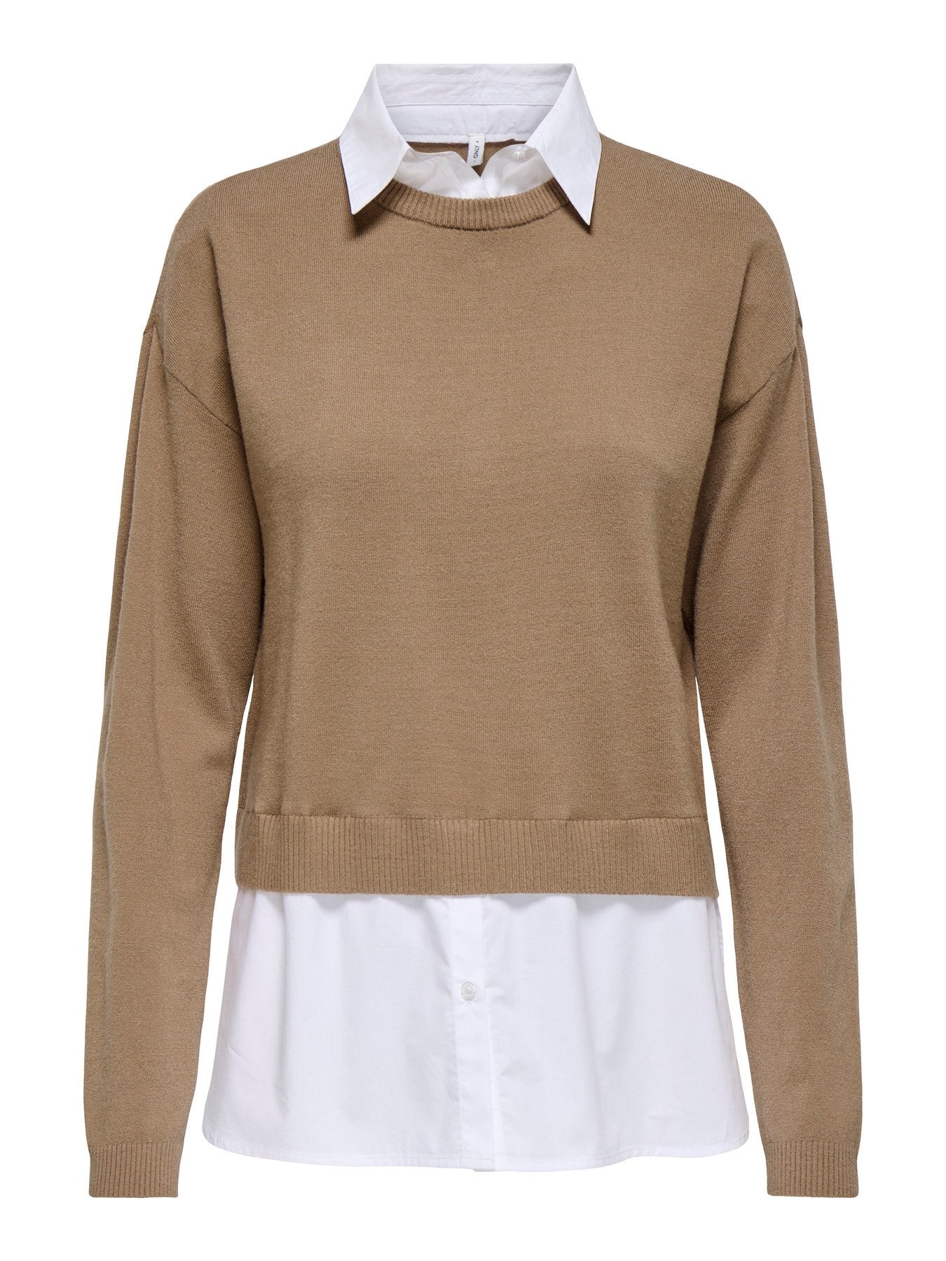 Jersey con falsa camisa de Only