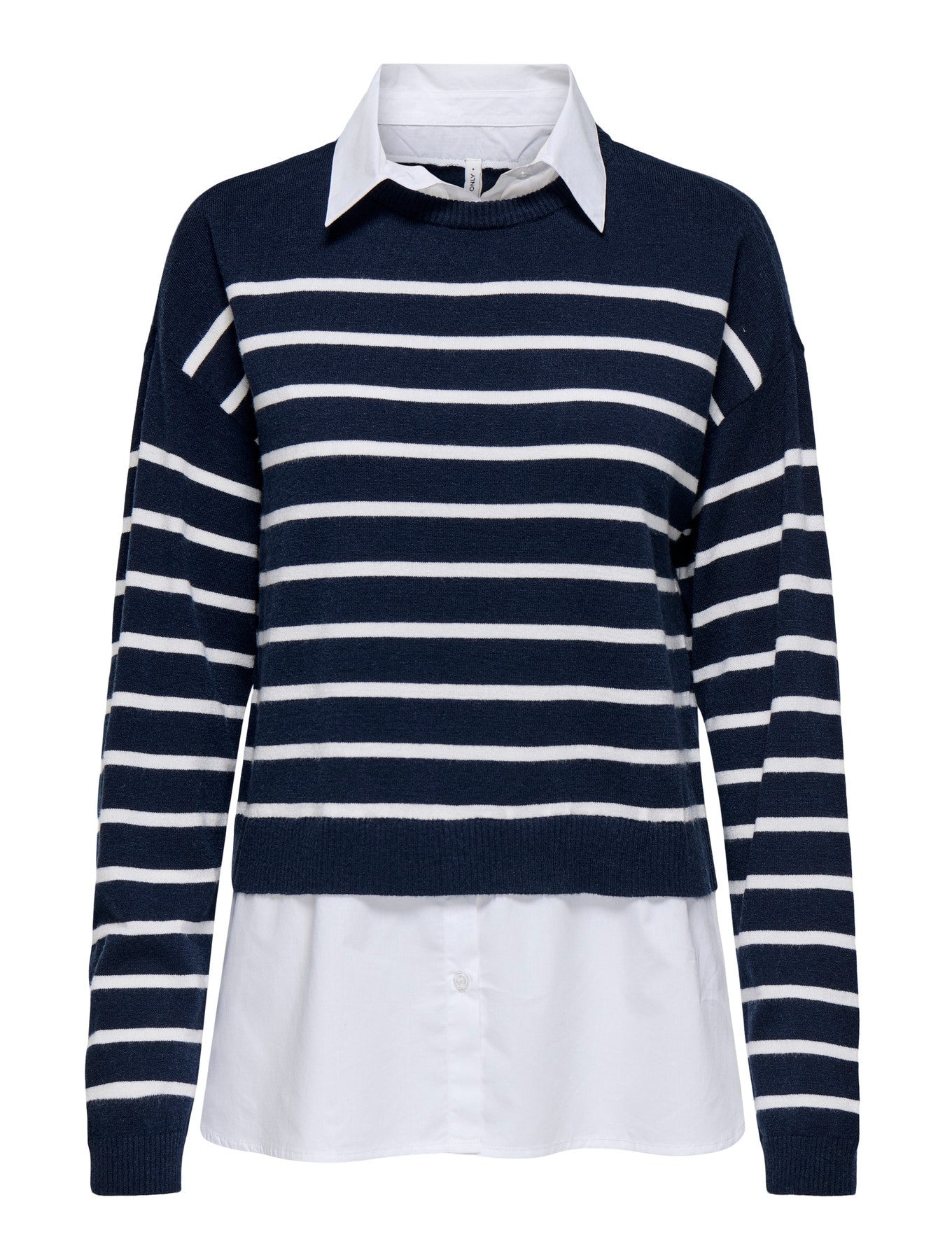 Jersey con falsa camisa de Only