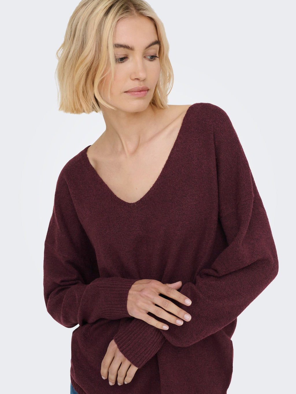 Jersey cuello pico de Only