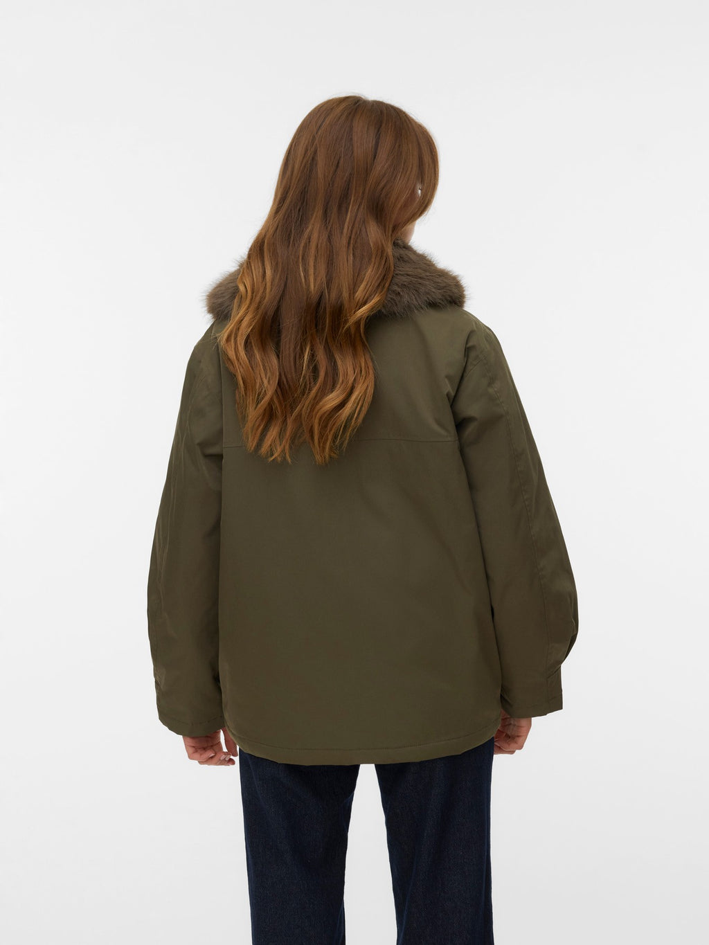 Cazadora con pelo de vero Moda