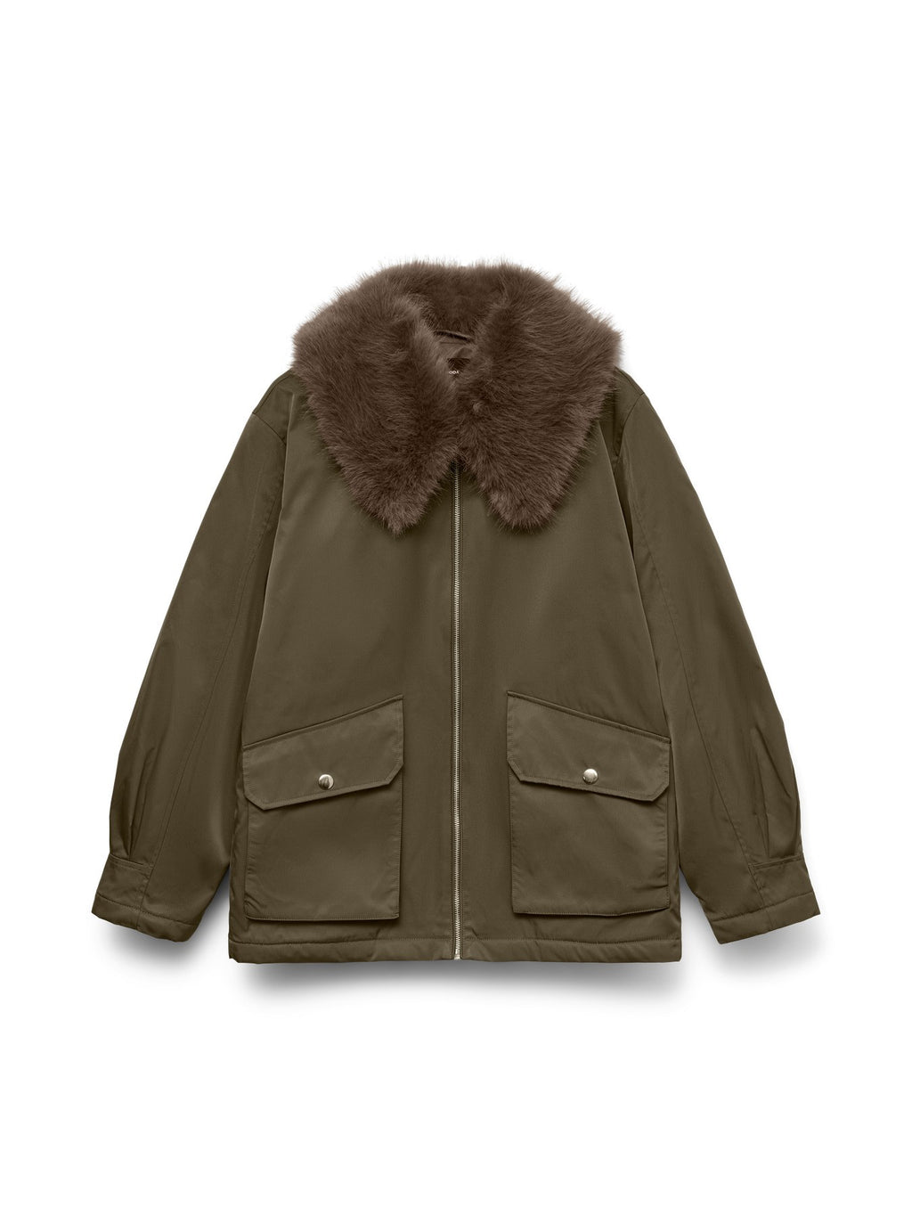 Cazadora con pelo de vero Moda