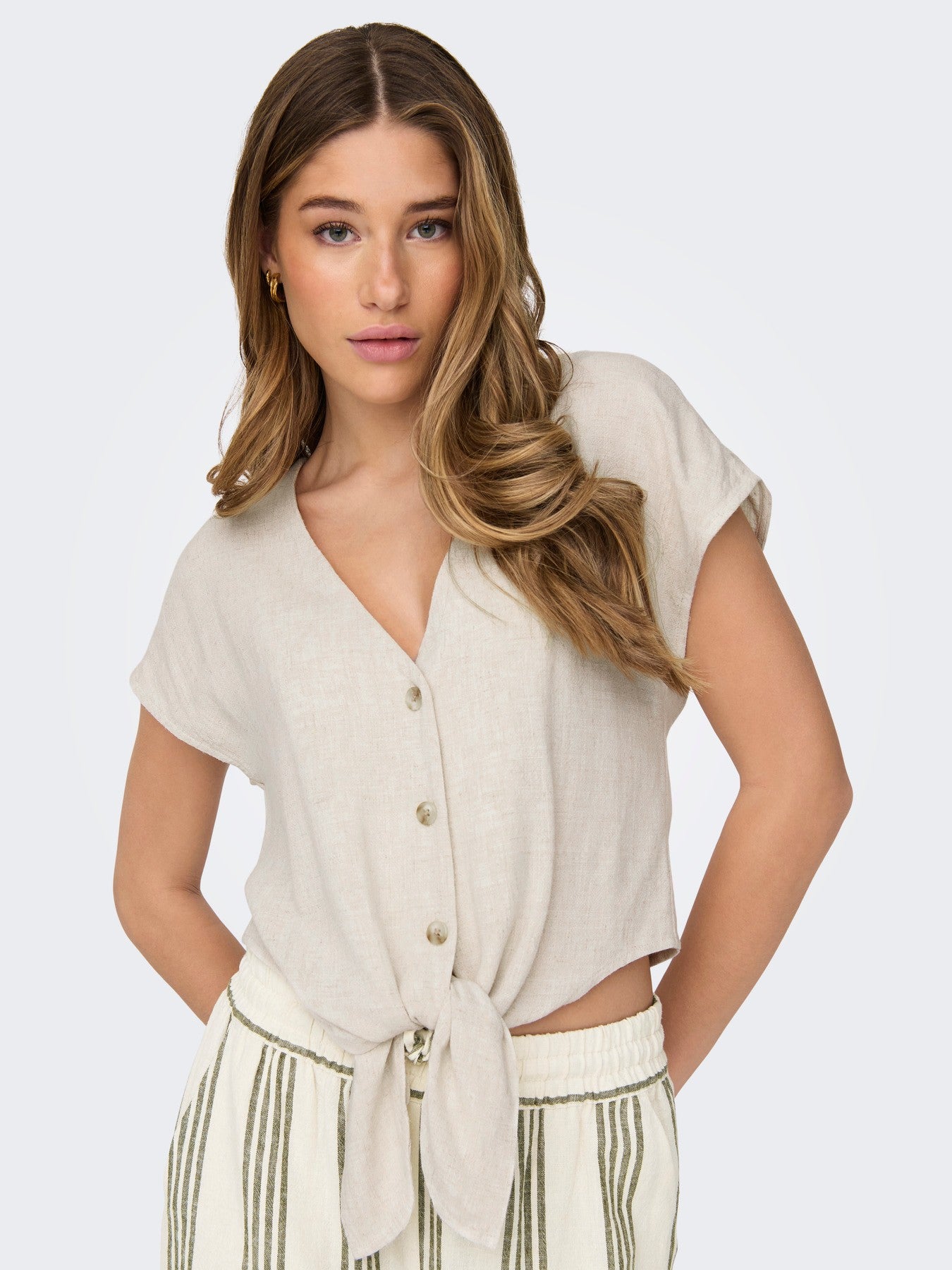 Blusa con nudo de Only