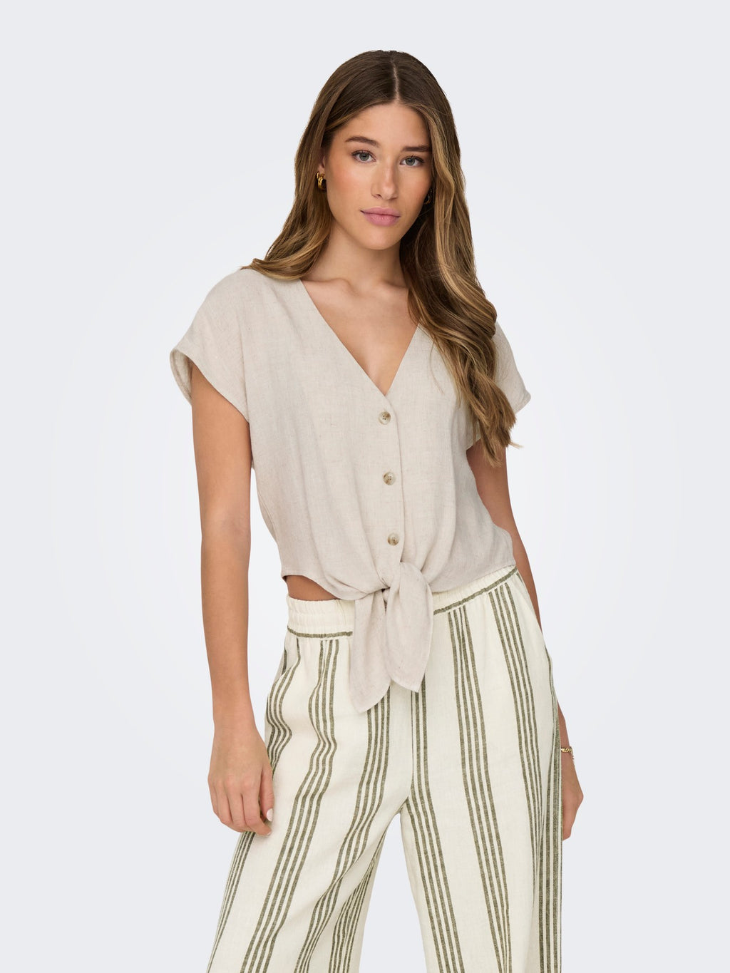 Blusa con nudo de Only