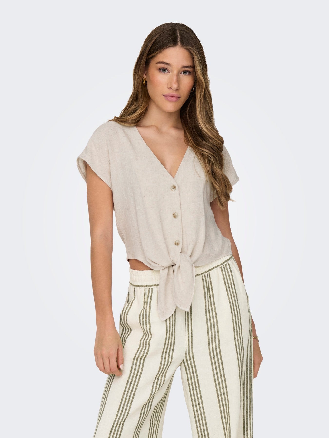 Blusa con nudo de Only