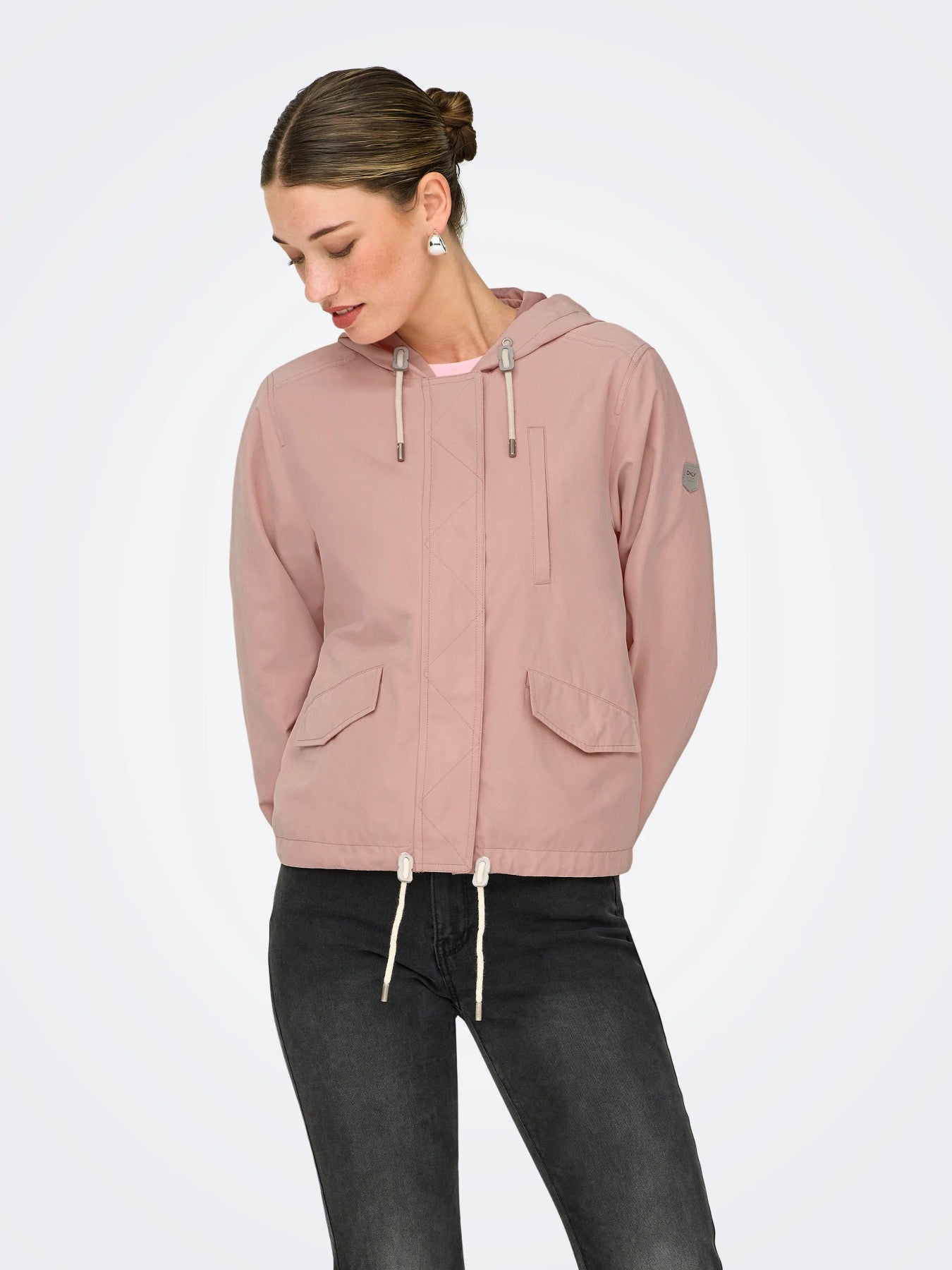 Parka entretiempo con capucha de Only
